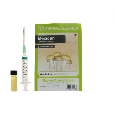 Mexican Spore Syringe Stropharia Cubensis Culture Ampoule McSmart