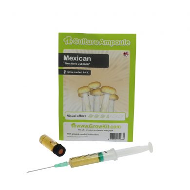 Mexican Spore Syringe Stropharia Cubensis Culture Ampoule McSmart