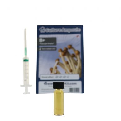 B+ Spore Syringe Amplus Psilocybe Culture Ampoule Magic Mushroom Spores