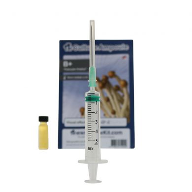 B+ Spore Syringe Amplus Psilocybe Culture Ampoule Magic Mushroom Spores