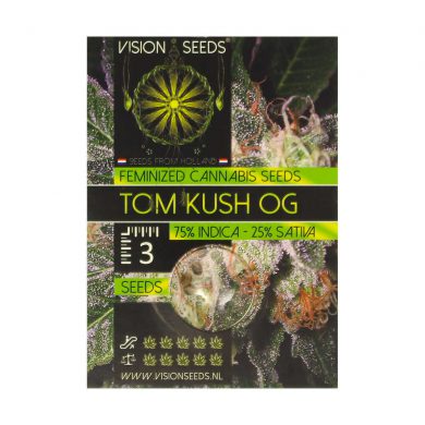 ? Vision Seeds Feminized Cannabis Seeds TOM KUSH OG Smartific 2014271