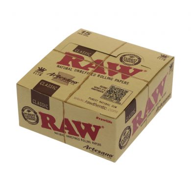 ? Raw Classic Artesano King Size Slim Rolling Papers Smartific 716165200550