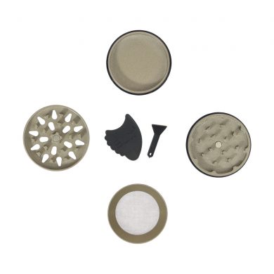 ? Ceramic Coated Non-Stick Champagne Gold Small SLX Grinder Smartific 8718053635651