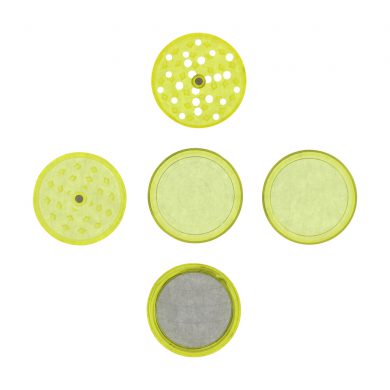 ? Acrylic 5 Part Yellow Grinder Smartific 8718053639345