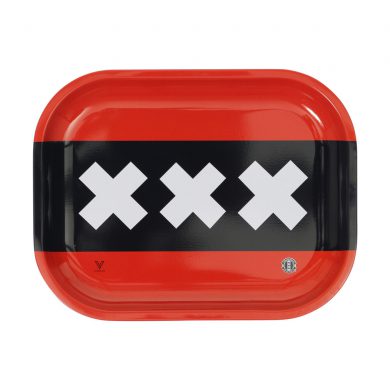 ? Amsterdam XXX Small Metal Rolling Tray Smartific 8718274713626