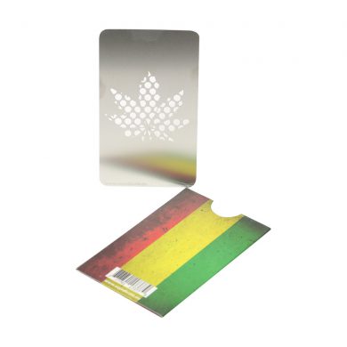 ? Rasta Leaf Credit Card Grinder Smartific 777791173779